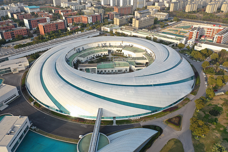 2019年3月12日，航拍上海光源項(xiàng)目。