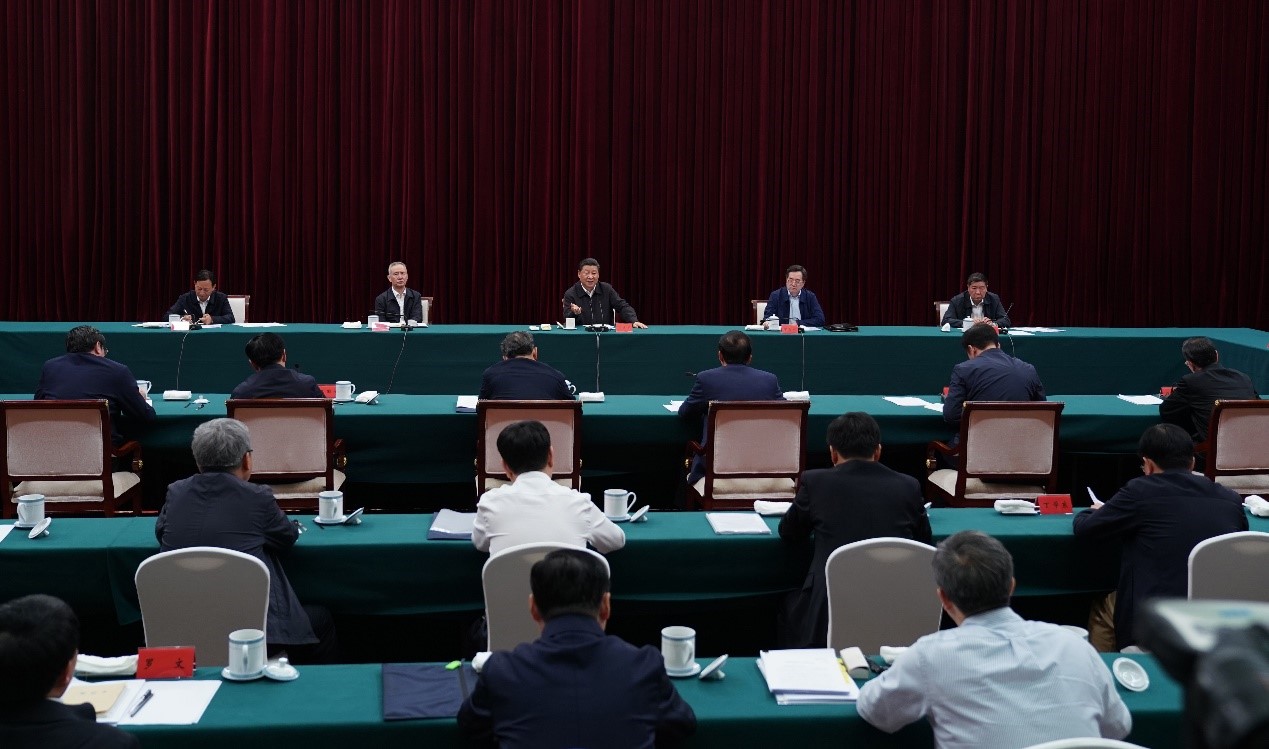 2019年5月20日至22日，中共中央總書記、國家主席、中央軍委主席習近平在江西考察，主持召開推動中部地區(qū)崛起工作座談會并發(fā)表重要講話。新華社記者 謝環(huán)馳 攝 